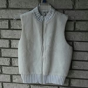 Tiara Faux Fur/ Sweater Vest